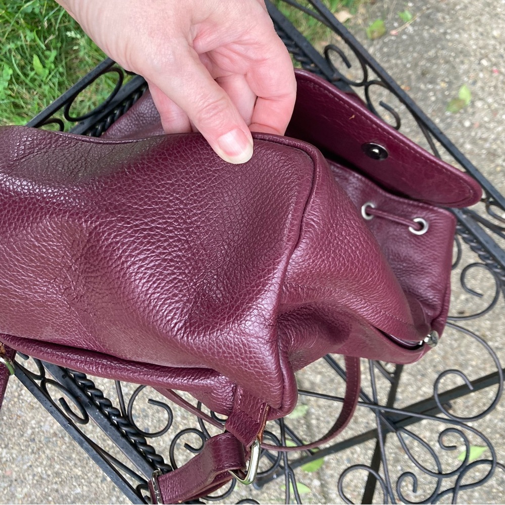 Valentina Italian Leather Backpack - Picture 15 of 16